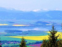 Liptovsk Mara z pta perspektivy pod Holem